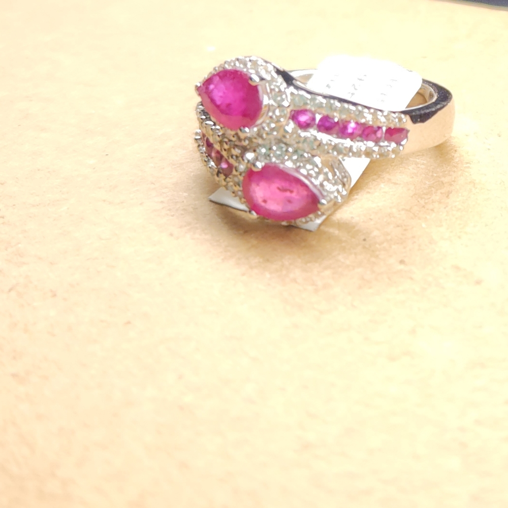 New Ruby&Topaaz ring - Picture 3 of 4
